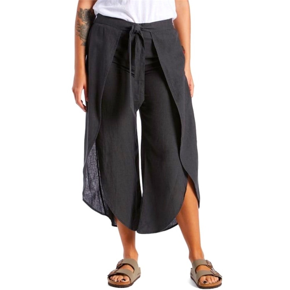 Patagonia garden island pant black hemp tencel lyocell xs